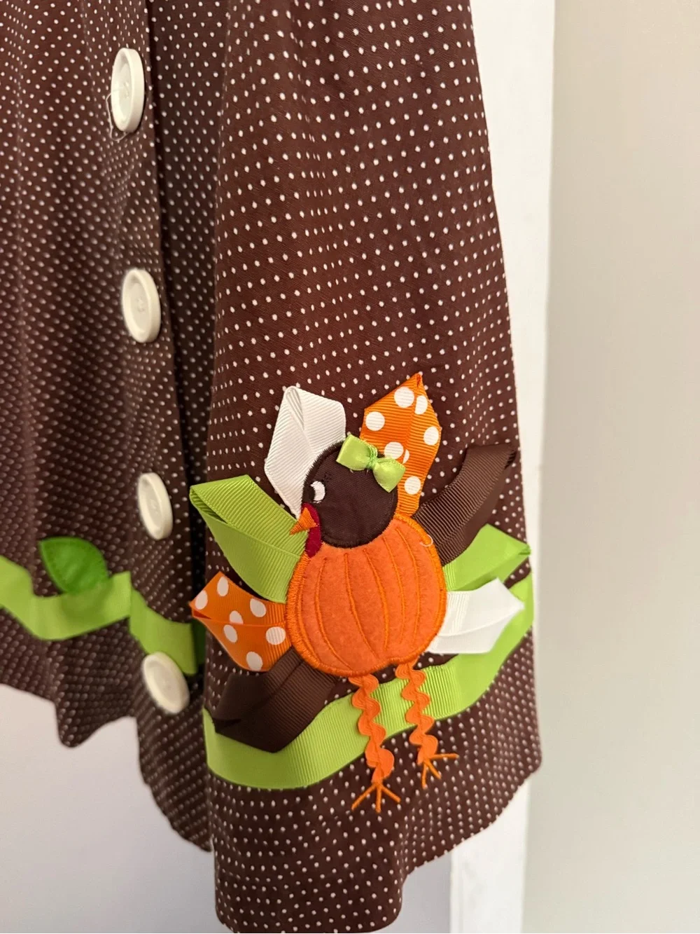 Bonnie Baby Thanksgiving Dress & Diaper Cover